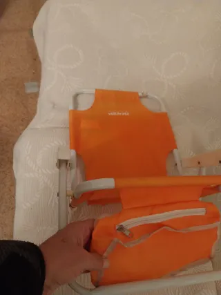 Poltrona per bambini Voltereta pieghevole arancione