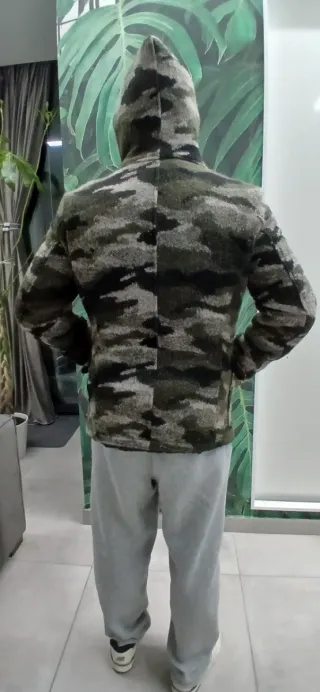Cappotto uomo fantasia camouflage