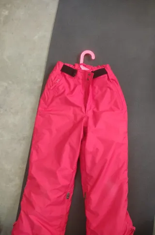 Pantalones de esquí rojos niños,niñas
