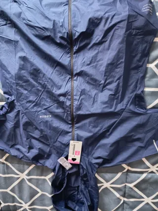 Cortavientos KIPRUN Mujer Talla M/L Azul