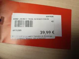 Cortavientos KIPRUN Mujer Talla M/L Azul