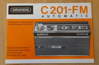 Radio Registratore Vintage Grundig C201-FM