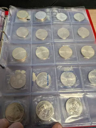 Lote de 58 Monedas Plata