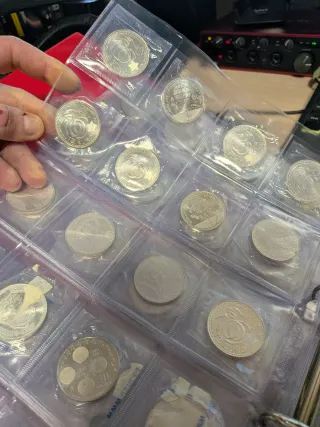 Lote de 58 Monedas Plata