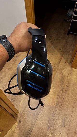 Cascos Gaming Negros y Azules