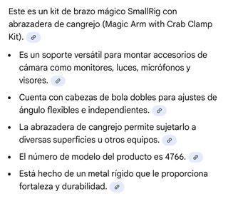 Brazo Mágico SmallRig con Pinza