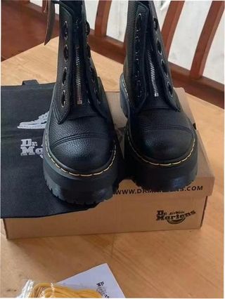 Botas Dr. Martens Talla 37 Cremallera Negra