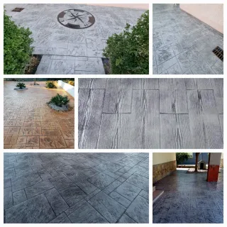 Pavimento Hormigon Impreso y Fratasado
