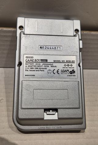 Nintendo Game Boy Pocket Argento