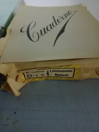 Cuaderno antiguo  precintados 1940-1950