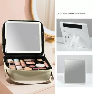 Beauty Case con Specchio LED
