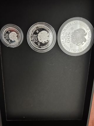 Monedas de Plata Arca de Noé Colección