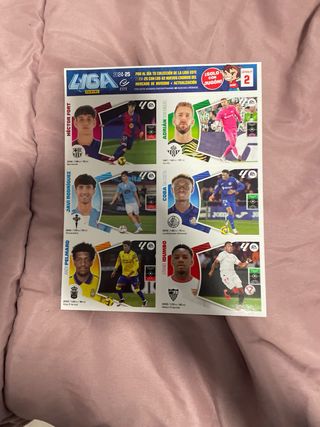 Cromos Liga Este Panini 2024-25 solo con jugon