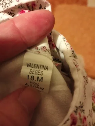 Vestido niña 18 meses floral