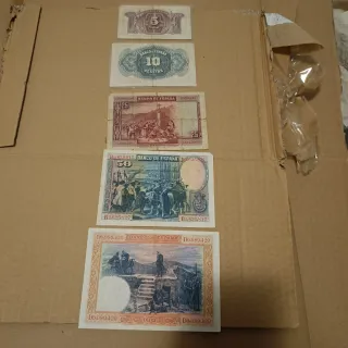 Billetes antiguos españoles