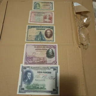 Billetes antiguos españoles