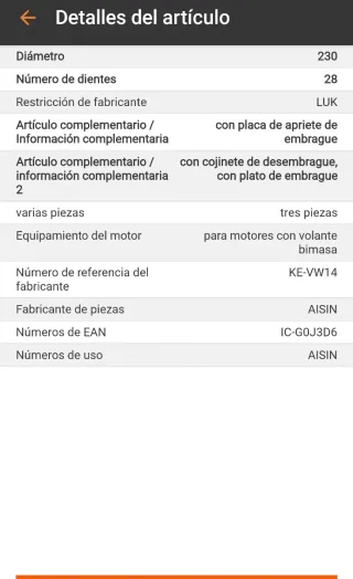 Kit Embrague VW, Seat, Audi