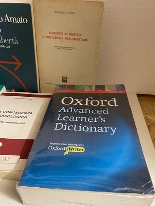 Lotto libri universitari e non più dizionario