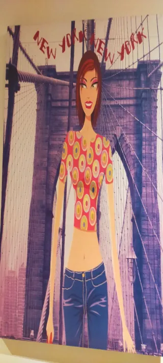 Par de cuadros New York ideal dormitorio chica