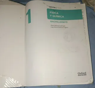 Inicia Física y Química 1.º Bachillerato. Libro...