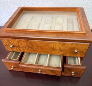 REBAJA HOY SOLO Joyero para relojes de madera