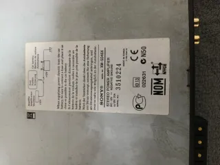 Etapa Potencia Sony XM-SD46X 300W