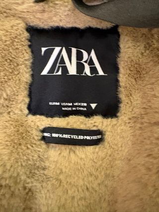 Abrigo técnico Zara
