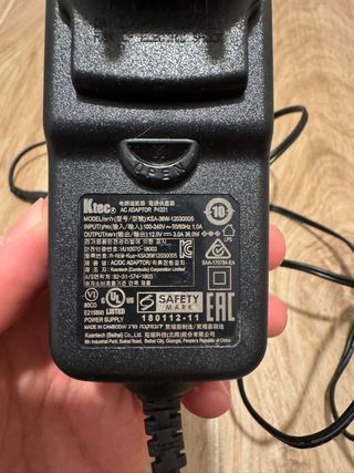 Fuente Ktec 12V 3A 36W AC/DC ADAPTOR P4221