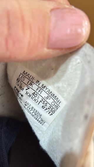 Adidas Gazelle Talla 40 2/3 Azul Marino