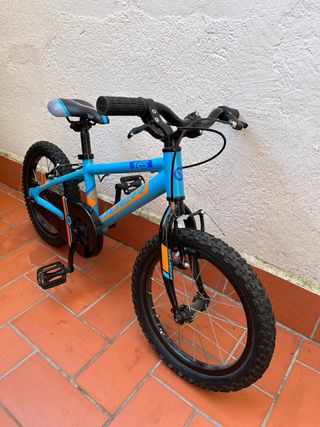 Bicicleta infantil 16 azul