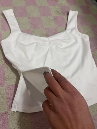 Camiseta cropped sin mangas