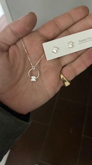 Conjunto Oso Plata de Ley