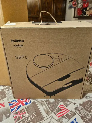 Robot aspirapolvere Folletto VR7s