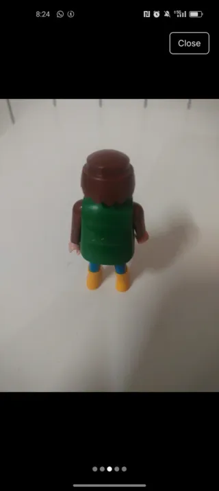 Muñeco Playmobil Scout Chaleco Verde