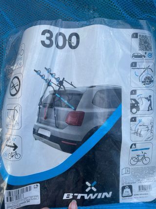 Portabicicletas portón 3 bicis