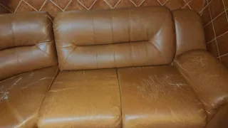 Sofá rinconera 5 plazas piel