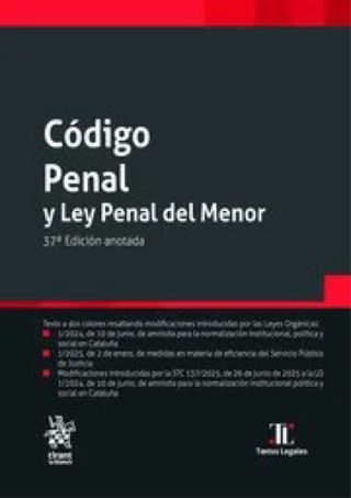 Código penal y ley penal del menor 37ª Edición