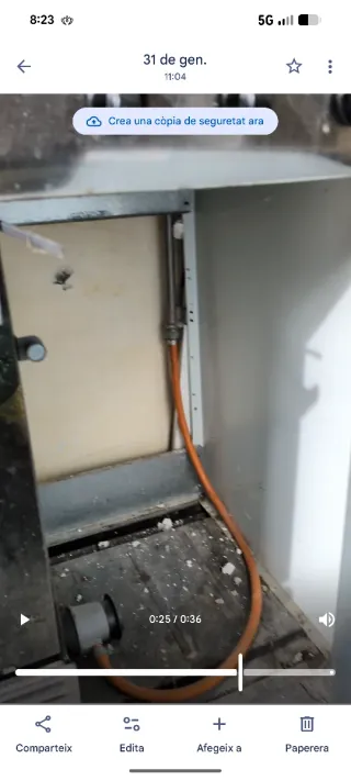 Forno a gas con 5 fuochi