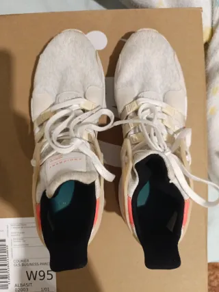 Zapatillas Adidas Blancas y Rosas