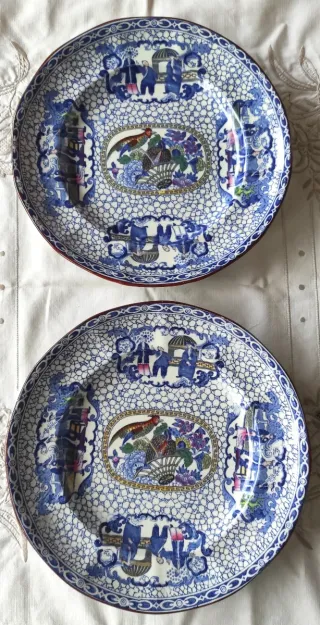 2 Piatti Adams Chinese Bird 1920