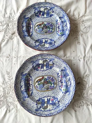 2 Piatti Adams Chinese Bird 1920