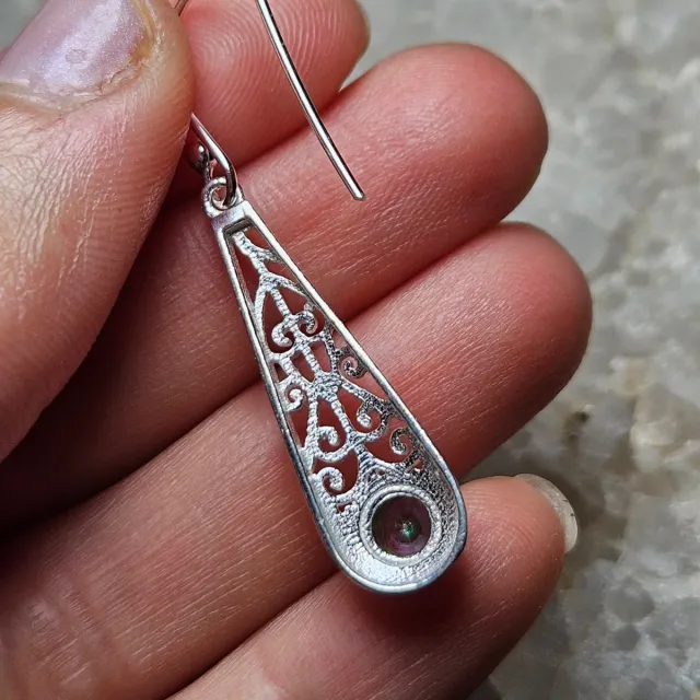 Pendientes Plata 925 Topacio Místico