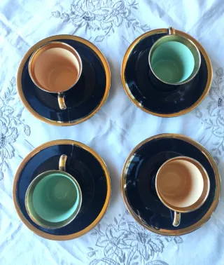 Set 4 Tazze Salins vintage 1950