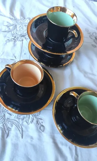 Set 4 Tazze Salins vintage 1950