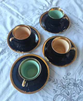 Set 4 Tazze Salins vintage 1950