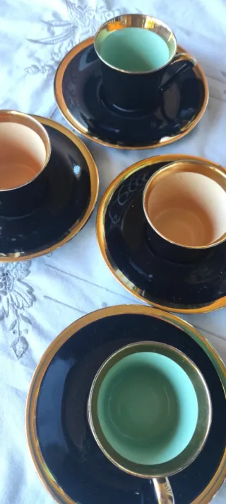 Set 4 Tazze Salins vintage 1950