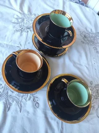 Set 4 Tazze Salins vintage 1950