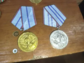 Lote Medallas Coleccionismo Soviéticas