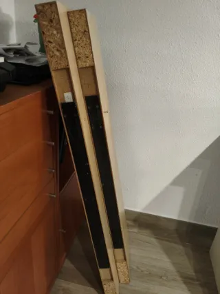 Dos estanterías horizontal madera clara