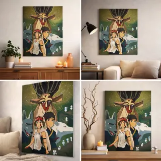 Póster/Prints La Princesa Mononoke Ghibli